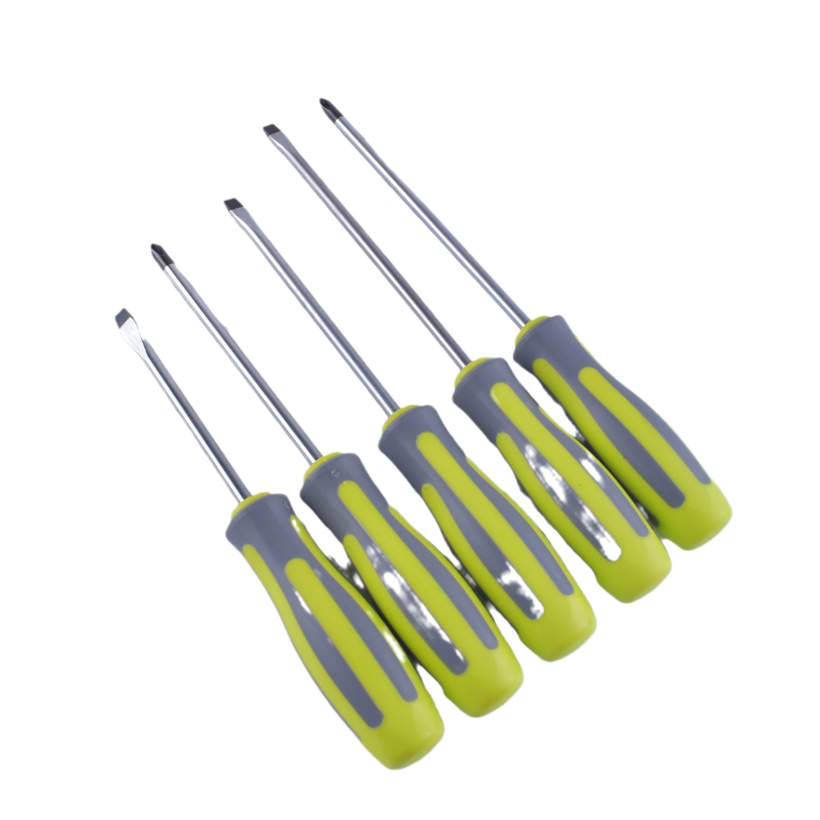 New best-selling screwdriver, environmentally friendly new material, two-color handle, CR-V chromium-vanadium steel, 2019 mold development Item Picture