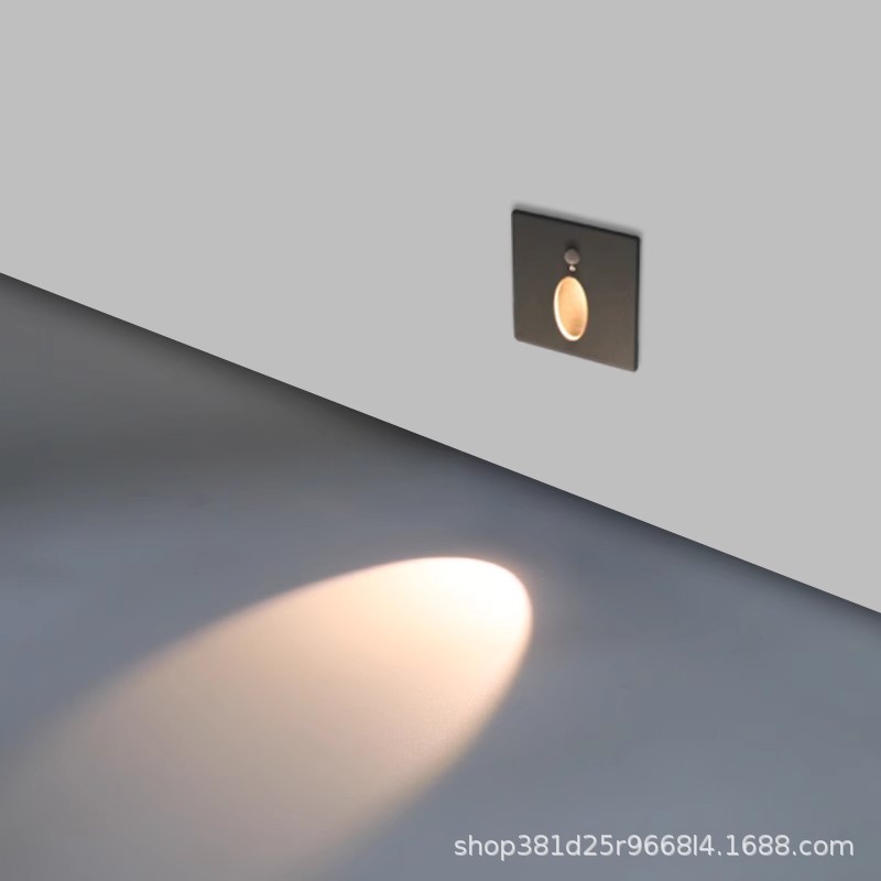 Factory wholesale 3W magnetic panel 86-type induction floor lamps, step lamps, trestle lamps, corridor lamps, skirting lamps and wall lamps Application Scenario
