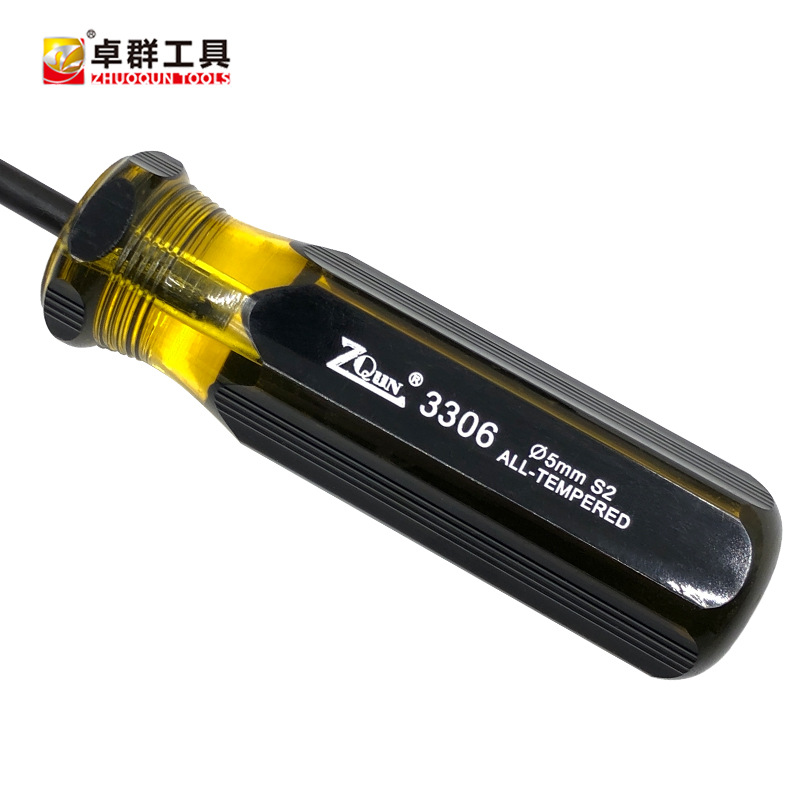 Extended CRV bright chrome screwdriver, screwdriver, sewing machine repair, sewing machine repair special screwdriver, needle sewing screwdriver, 5*300mm Item Picture