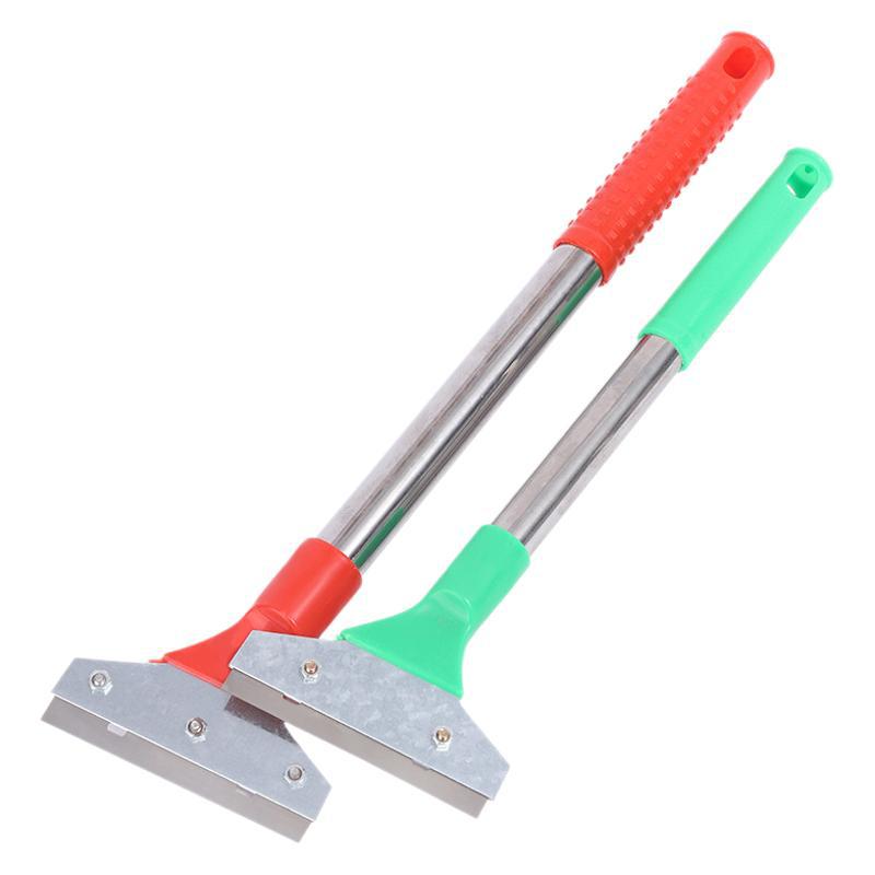 30 Iron-head cleaning knife, long-handled red-handled cleaning shovel, two-yuan store hardware, household wall and glass surface cleaning shovel Item Picture