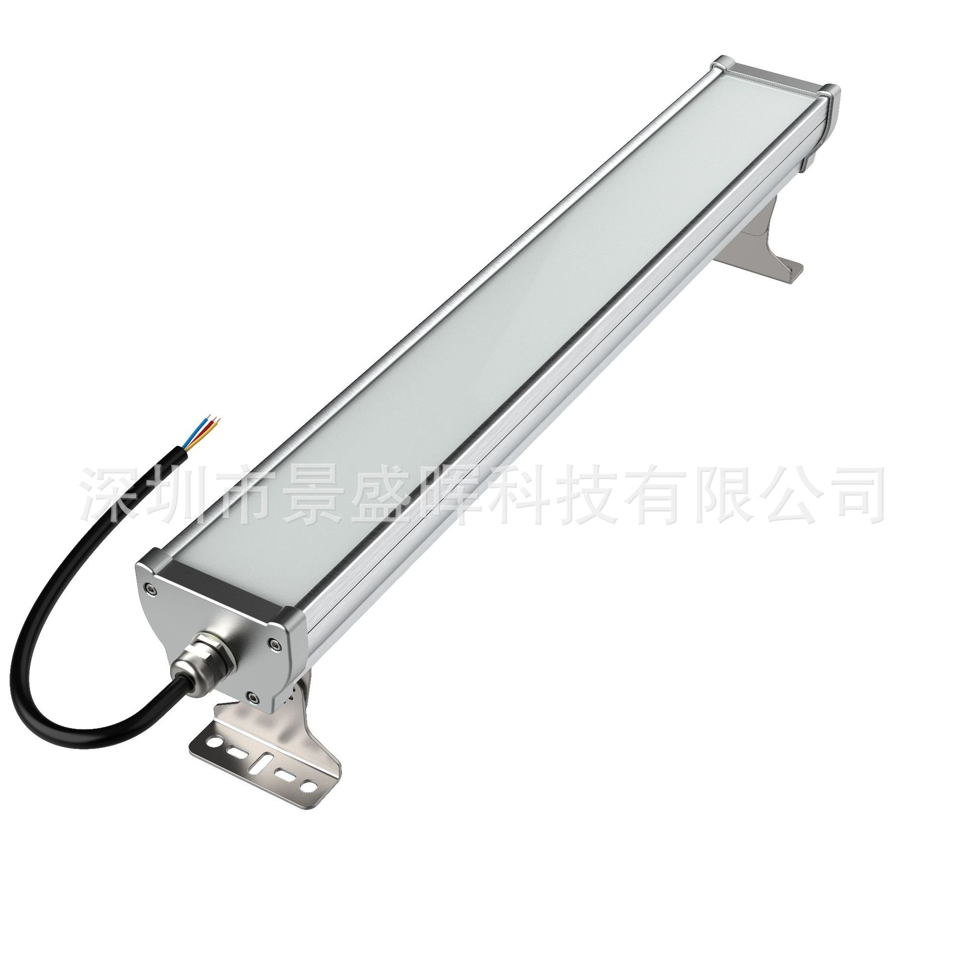 1.2M 60W three-proof LED walkway light, anti-glare tempered glass + aluminum tunnel lighting factory Item Picture