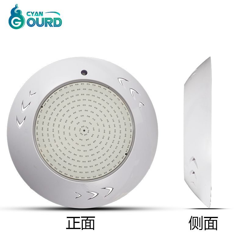 LED waterproof low-pressure potting wall lamp, RGB swimming pool lamp, wireless remote control fishpond lamp, surface mount seven-color underwater lamp manufacturer Item Picture