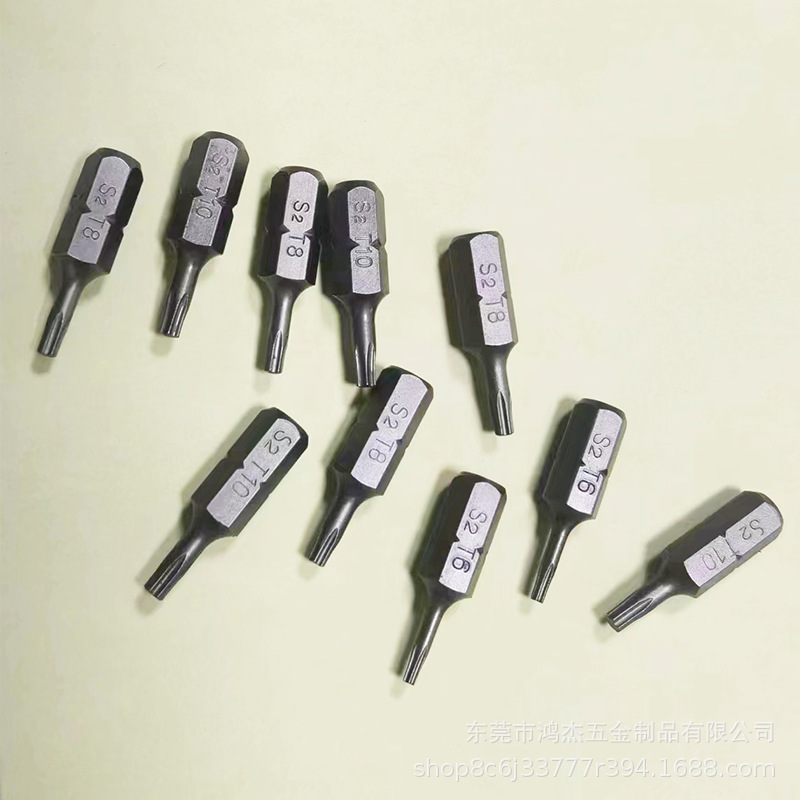 Factory wholesale of various specifications of screwdrivers, S2 material, magnetic screw screwdrivers, electric screwdrivers, disassembly and assembly machines Specification drawing