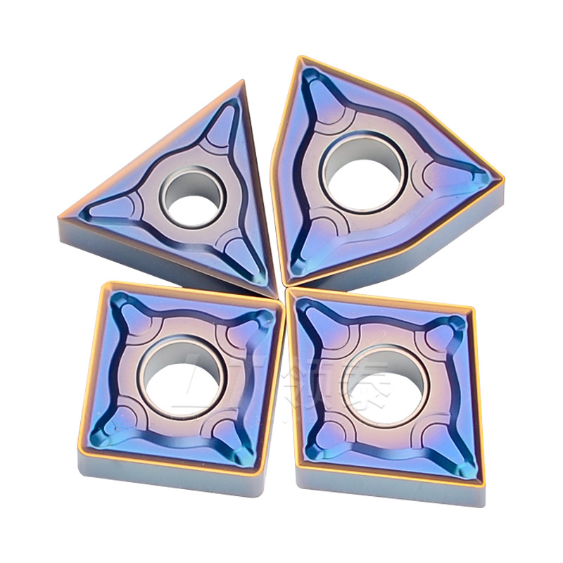 High-hardness stainless steel WNMG080408 CNC inserts, cylindrical turning inserts TNMG160404, diamond-shaped tool grains Item Picture
