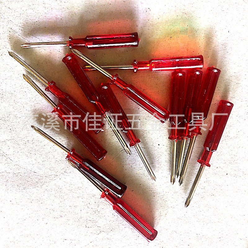 Customized watch repair, cross-shaped plum blossom screwdriver, watch repair, red cross-shaped mini screwdriver Application Scenario
