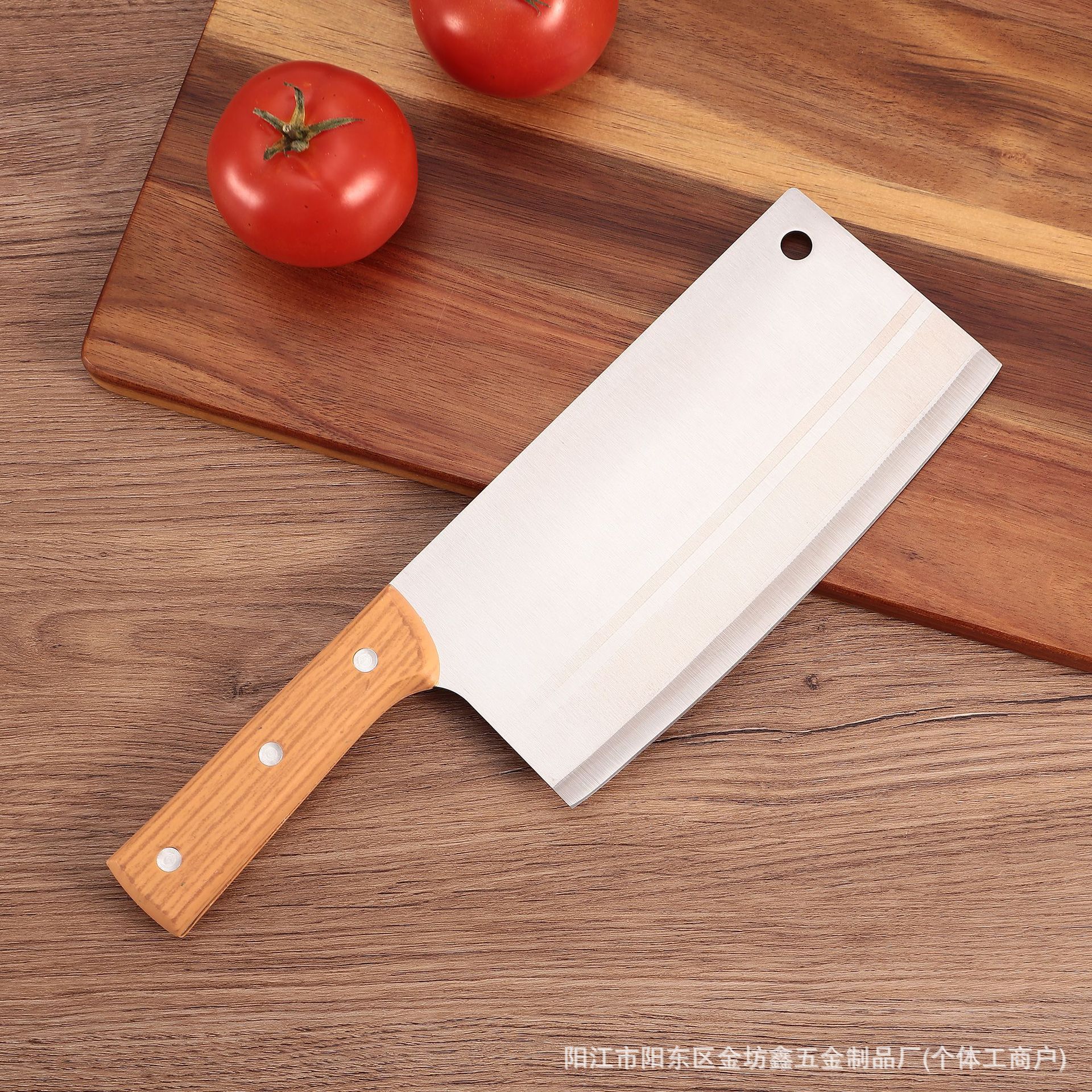 Factory wholesale household kitchen knives, dual-purpose chopping knives, stainless steel sharp kitchen knives, kitchenware knives, bone-cutting knives, slicing knives Specification drawing