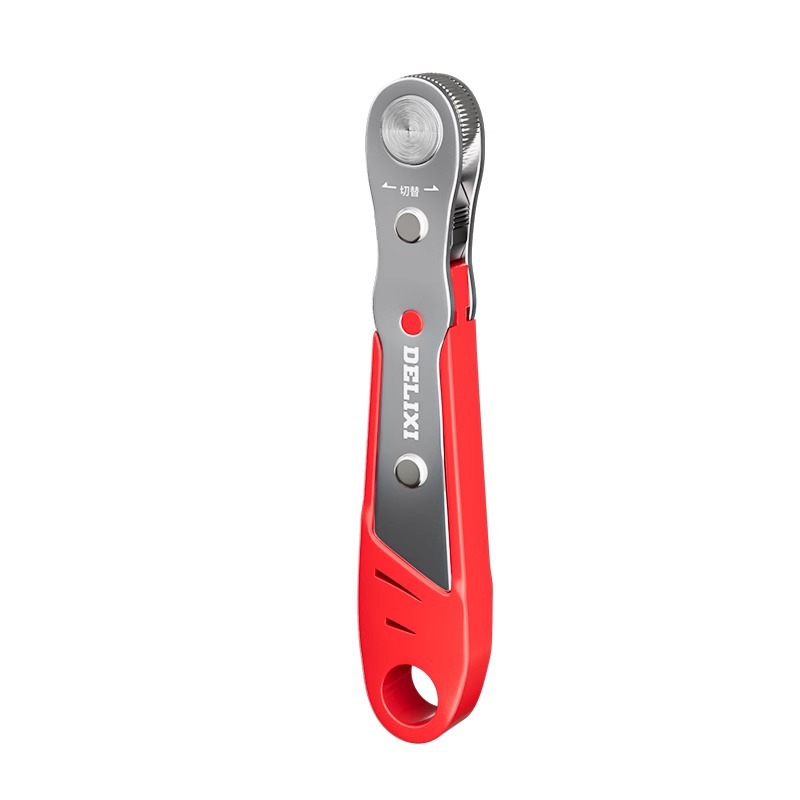 Delixi ratchet screwdriver, forward and reverse bidirectional screwdriver, gap screwdriver, wrench, right-angle elbow, cross one Item Picture