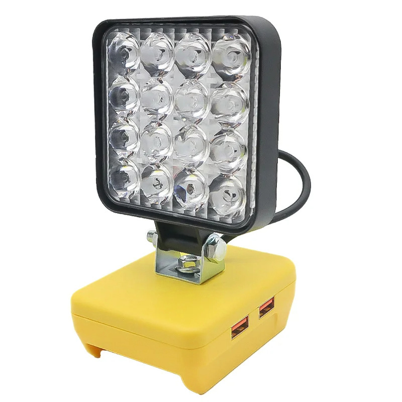 16LED lithium battery work light, emergency light, maintenance, outdoor construction site lighting, Dewei/Makita/Mivochi/Bosch details Picture