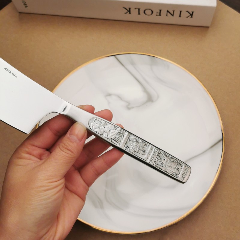 Relief mini kitchen knife, Western food knife, steak knife, camping fruit knife, baby food knife, cooked food knife Specification drawing