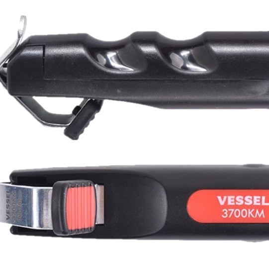 VESSEL Japanese Weiwei Cable Stripping Knife 3700KSKM Rotary wire stripping pliers, electrician's wire stripping tool Item Picture
