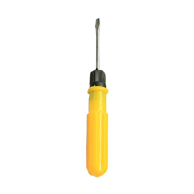 Black small screwdriver, crystal transparent cross notebook screwdriver, toy magnetic dual-purpose hand grenade, one character Item Picture