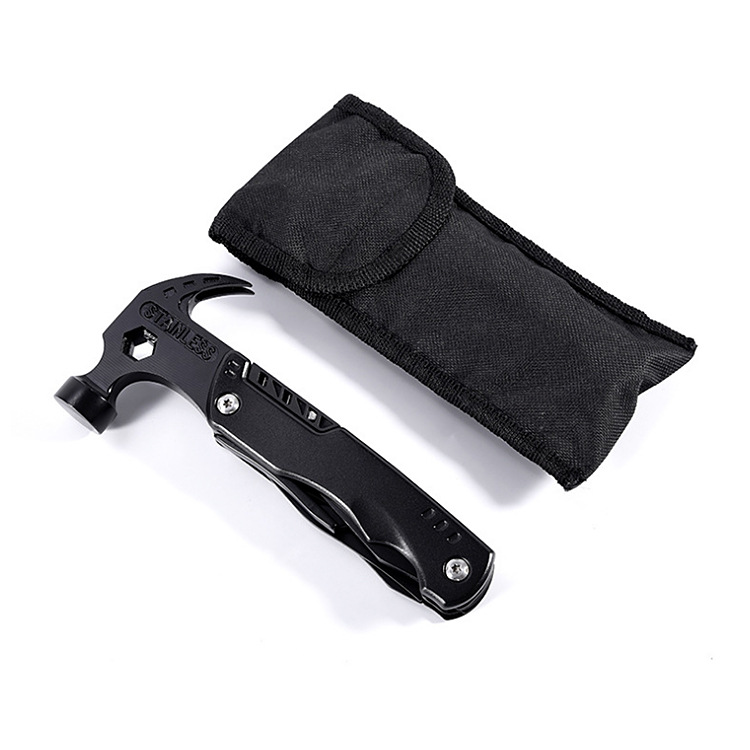 In-stock multi-functional sheep horn hammer pliers, outdoor camping nail lifting hammers, multi-purpose folding tools, knife pliers, life-saving striking hammers details Picture