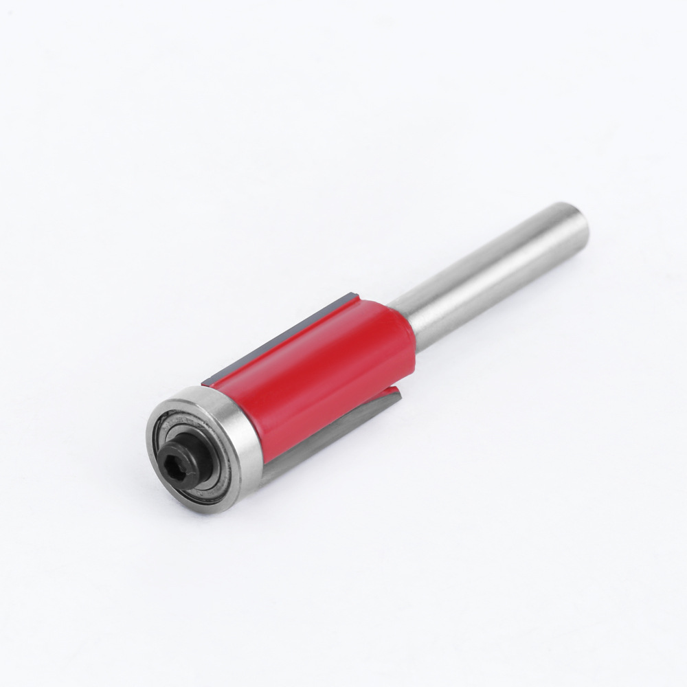 1/4 handle bearing trimming tool, right-angle chamfering tool, edge banding tool, woodworking milling tool details Picture