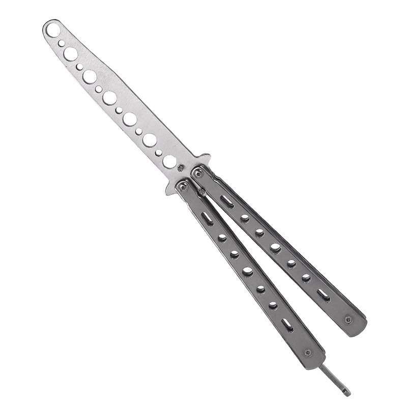 【 Original Manufacturer 】 Wholesale csgo butterfly knives, practice knives, outdoor training knives, stainless steel folding and swinging knives in stock undefined