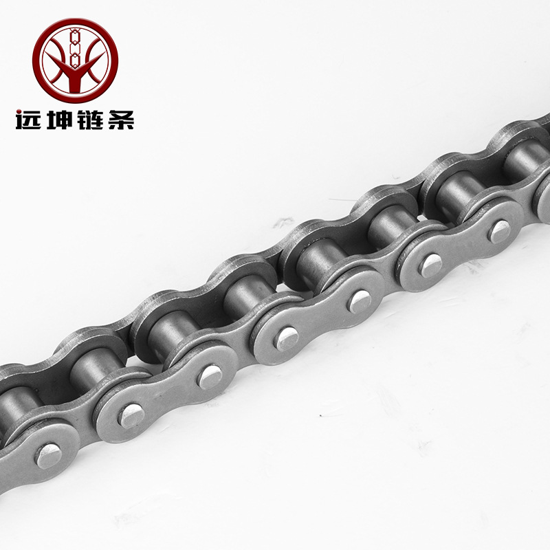 06B roller chain, 06B-1-160L straight plate chain, national standard B series three-part precision transmission industrial chain Specification drawing
