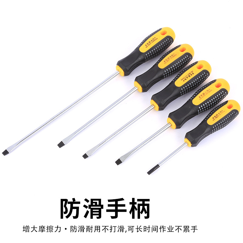Screwdriver manufacturers wholesale high-end three-color massage handle anti-slip screwdrivers, chrome vanadium steel cross-shaped flat-head screwdrivers Application Scenario