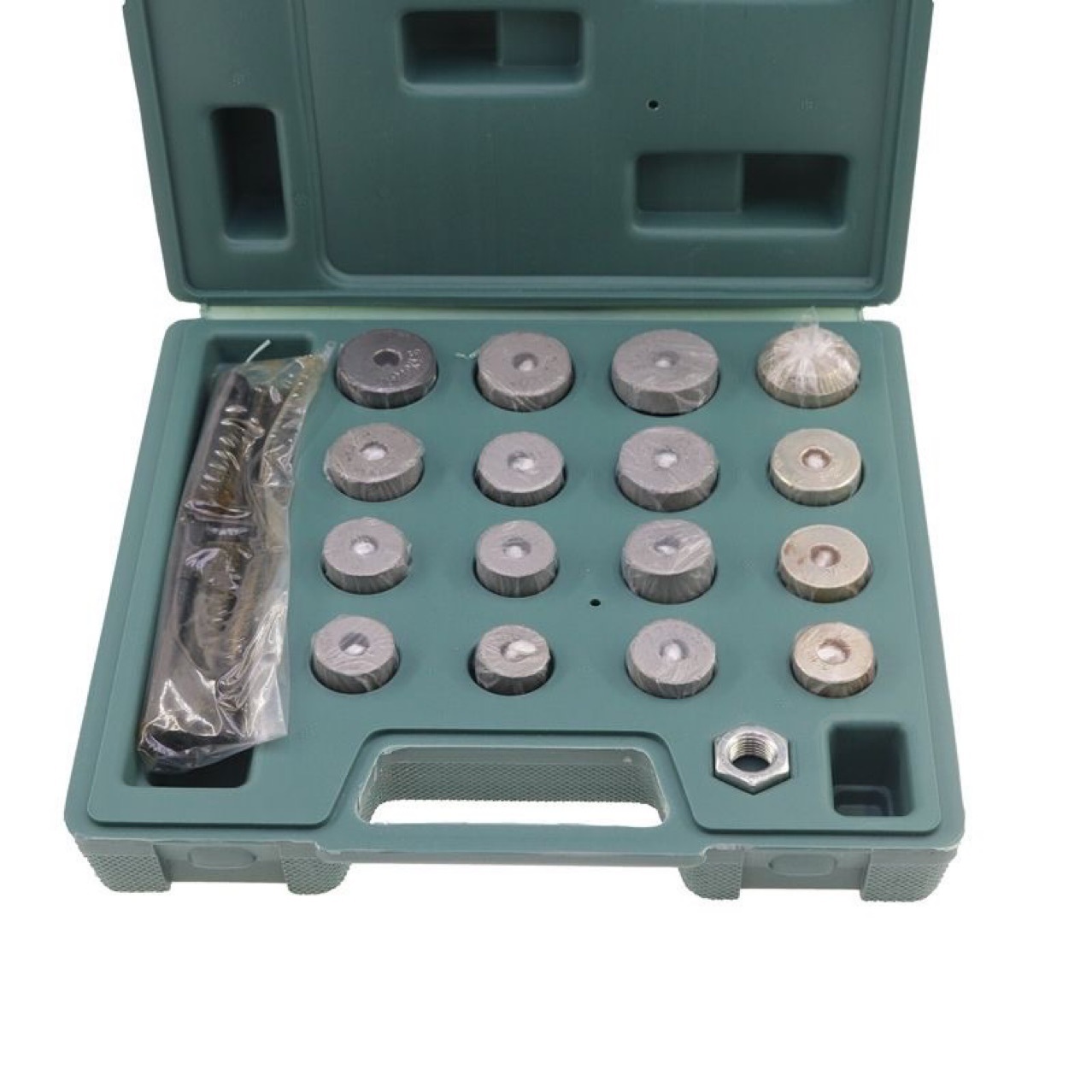 Motorcycle valve seat ring hard alloy reamer grinding wheel set, engine valve maintenance grinding tool manufacturer full figure