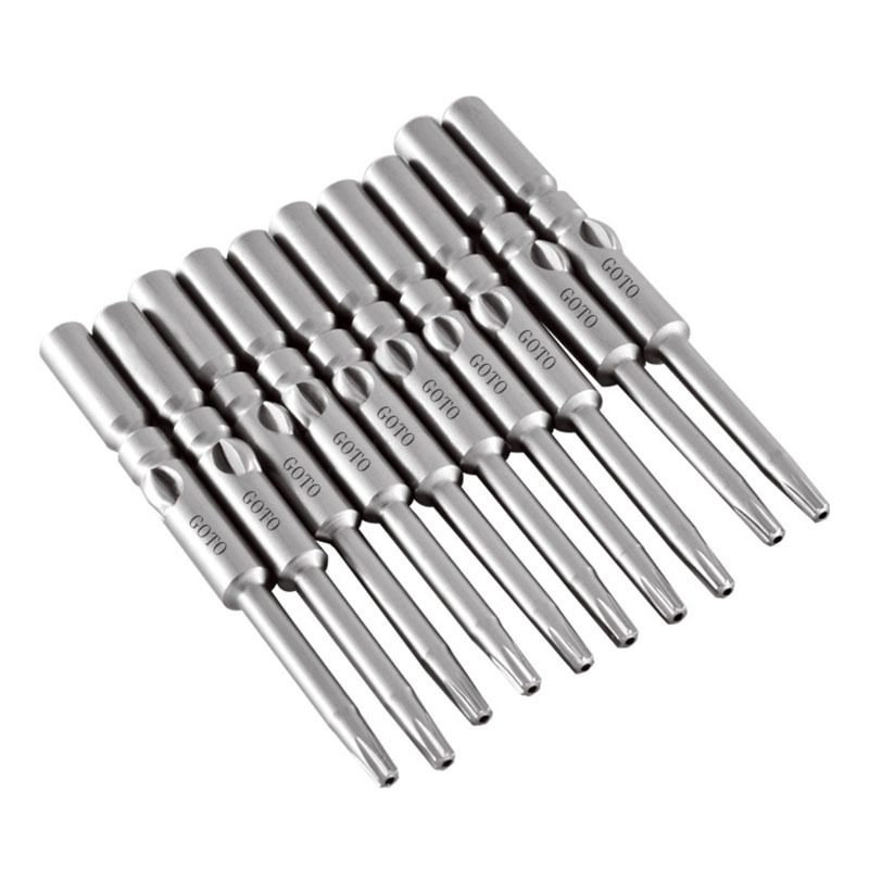Source factory screwdriver, strong magnetic S2 steel, high concentricity 801 plum blossom hollow electric screwdriver bit, industrial-grade screwdriver Item Picture