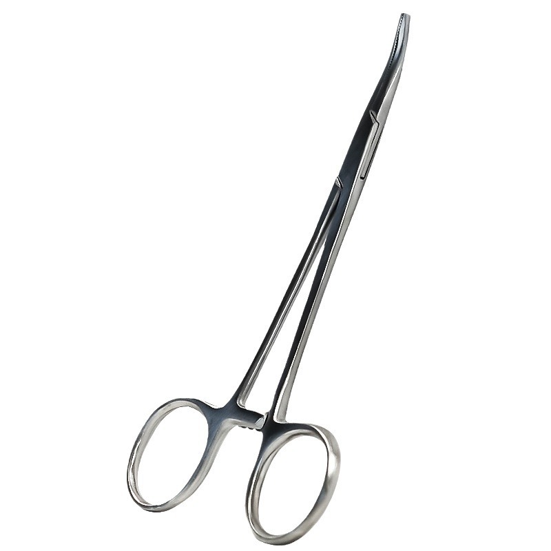 Hemostatic forceps, medical stainless steel hemostatic forceps, straight head elbow forceps, surgical forceps, clamps, needle holders, pet fishing picks Item Picture
