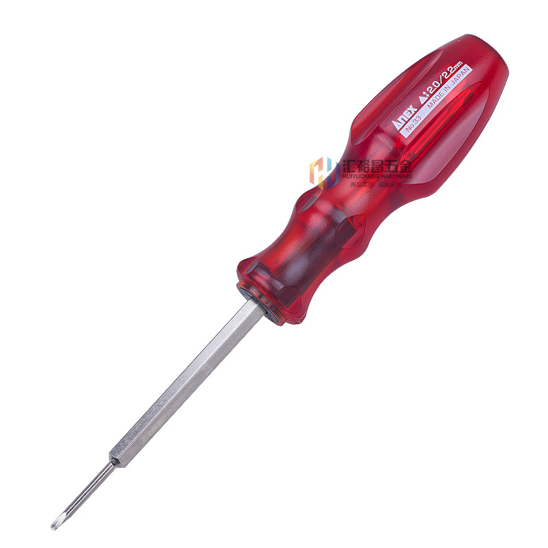 ANEX No.33 triangular replaceable screwdriver, triangular special-shaped screwdriver bit, triangular screwdriver taper undefined