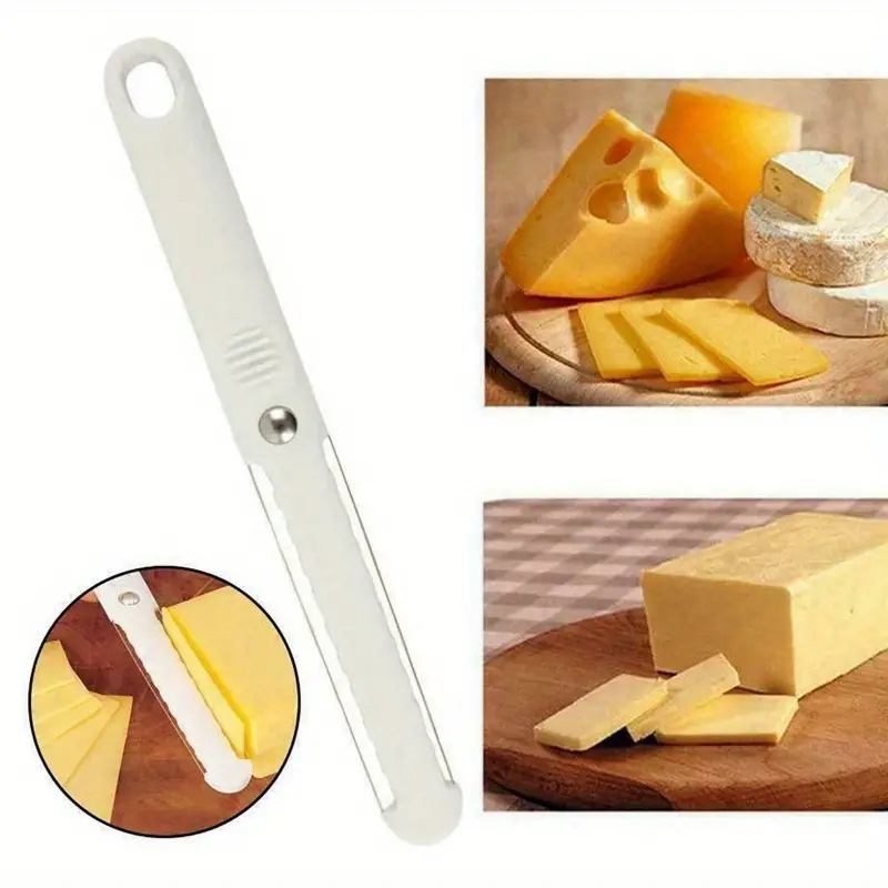 Food-grade cheese slicer, plastic cheese cutter, butter knife, cheese cutter, cross-border best-selling kitchen gadgets Specification drawing