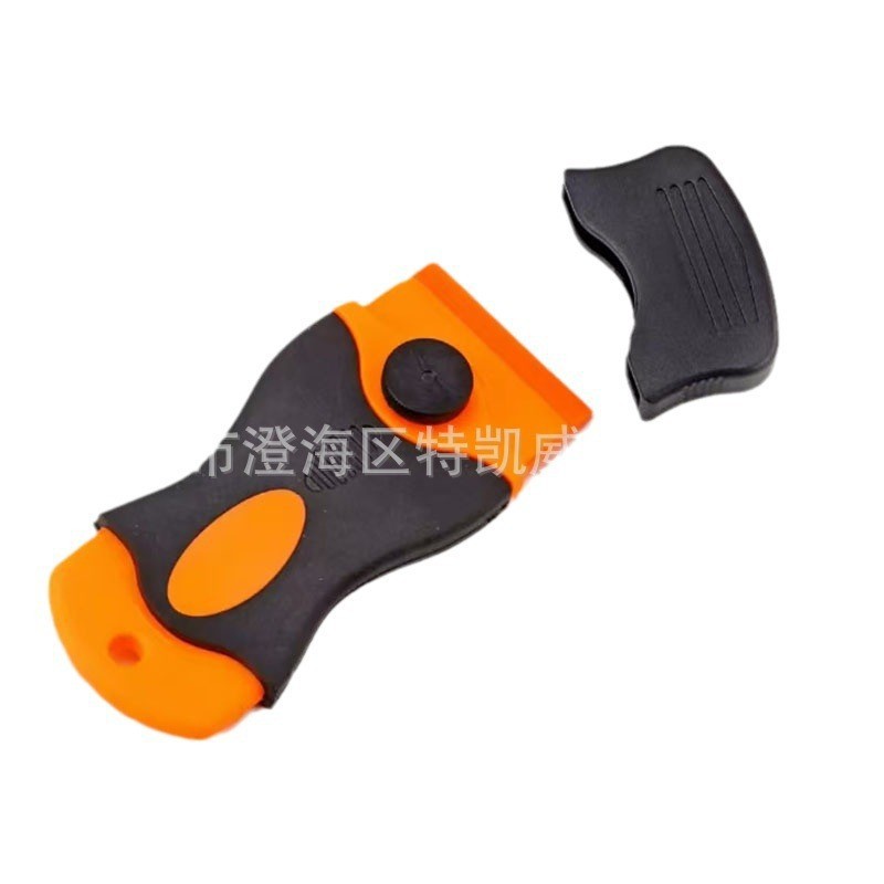 Plastic glue removal scraper, scraper, car film application tool, home cleaning, tile, glass and screen stain removal scraper Application Scenario