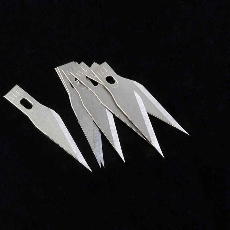 Engraving blade for mobile phone film, rubber seal engraving, 11# engraving blade box set, 10 pieces each, 0.5mm thick paper engraving blade Application Scenario