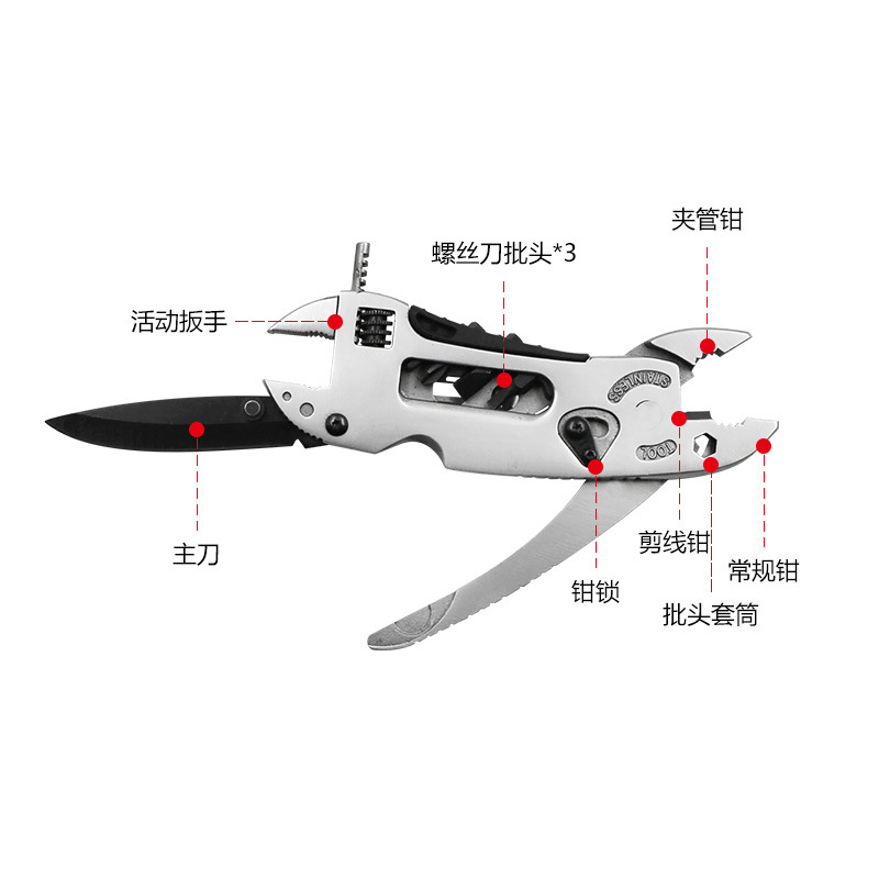 Wholesale outdoor camping common pliers, multi-purpose tool pliers, outdoor wrench tool sets details Picture