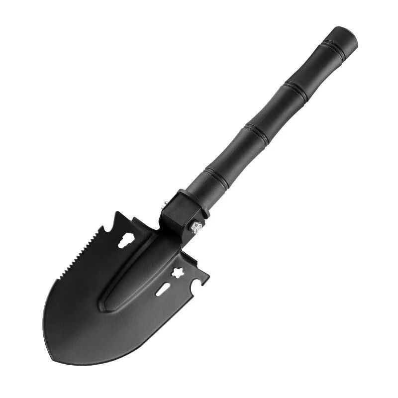 Outdoor engineer shovel, multi-functional non-folding portable iron shovel, suitable for mountain climbing, camping, outdoor fishing and digging Item Picture