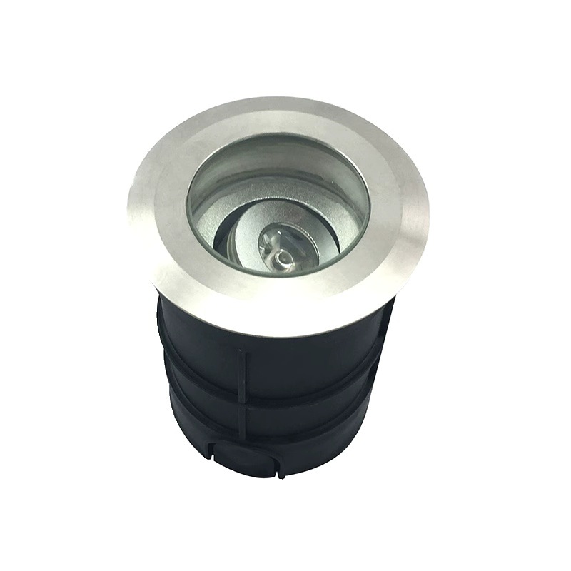 Adjustable Angle ground light led outdoor waterproof garden courtyard small-sized embedded cob ground spotlight Item Picture