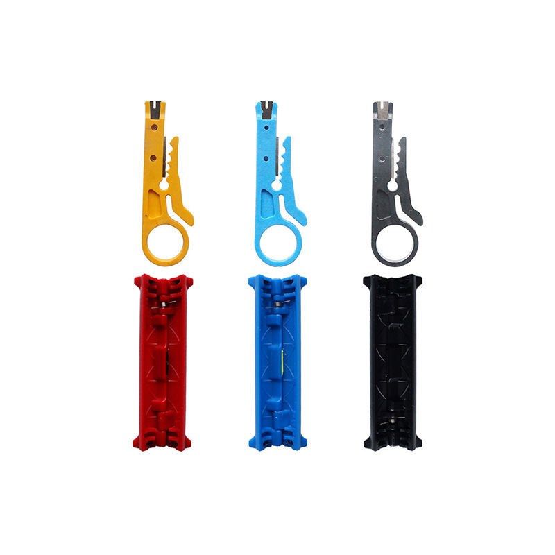 Multi-functional wire stripper, peeling pliers, wire stripper, coaxial cable, network cable, video cable, telephone line wire cutter Item Picture