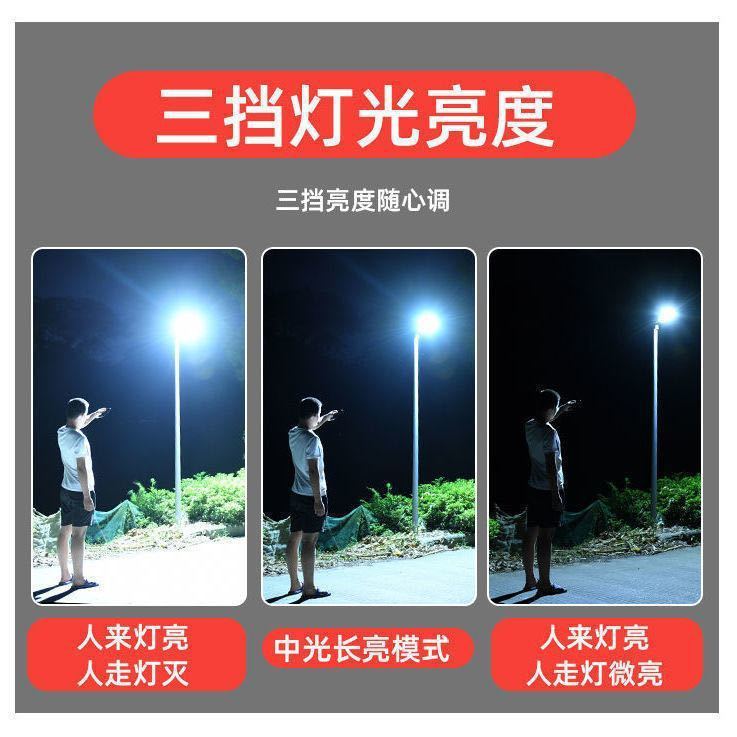 New household solar garden lighting lamp, human body sensor wall lamp, COB ultra-bright street lamp, high-power integrated Application Scenario