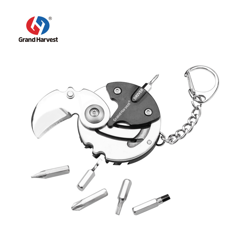 Hongfeng - Multi-functional Coin Knife Self-defense Set Tool, Outdoor Portable folding knife, Key with lock Application Scenario