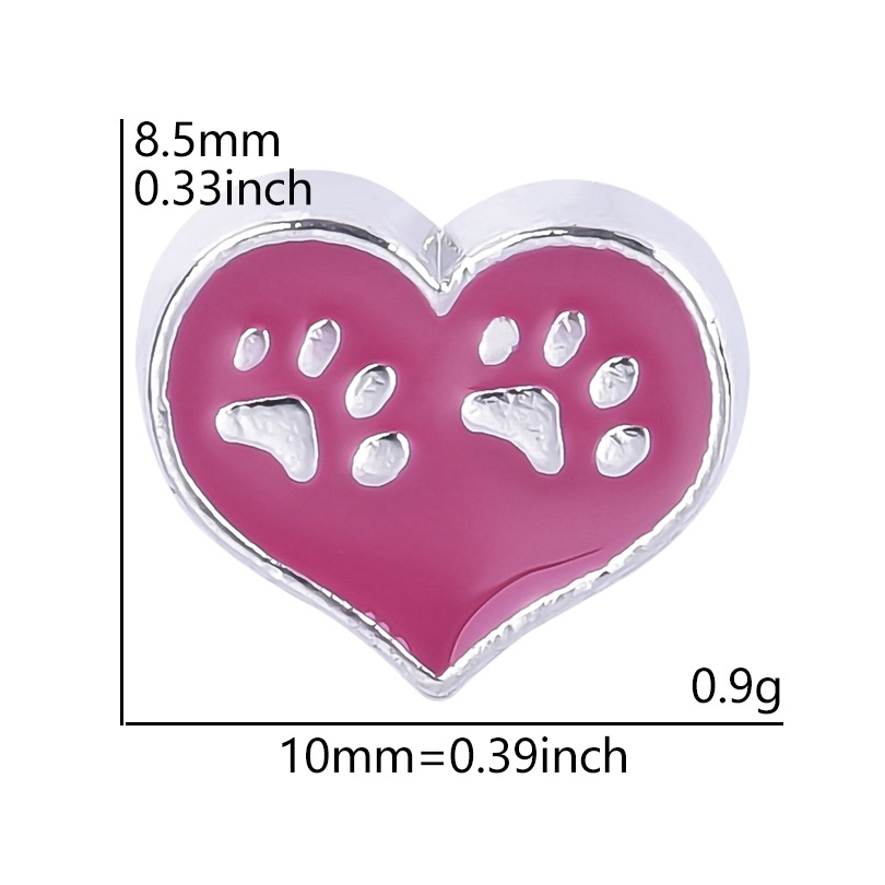 Cross-border Cat paw accessories Charm Module bracelet, single DIY patch Floating charms locket details Picture