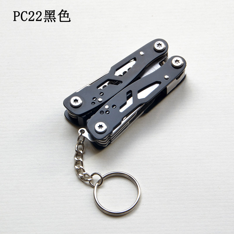 Multi-functional knife pliers, small tool pliers, all-steel folding pliers, mini outdoor knife, 14-in-one computer small tools undefined