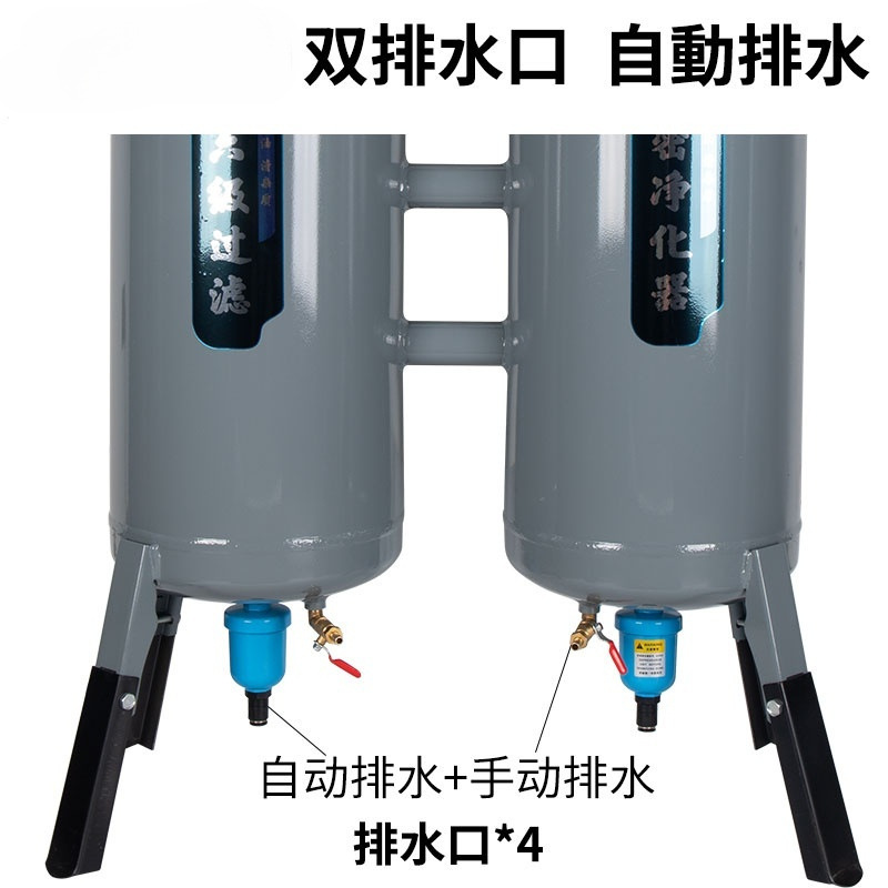 Oil-water separator, filter, air compressor, compressed air precision filter, air pump, drying tank with automatic drainage Application Scenario