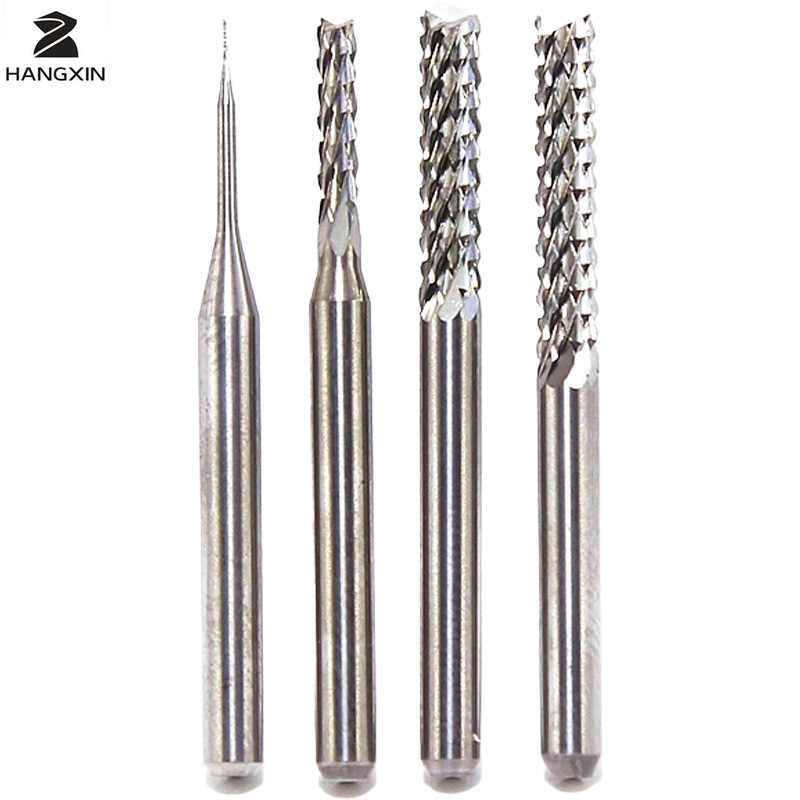 Imported PCB circuit board tungsten steel alloy cutting tools, woodworking CNC tools, corn milling cutters, engraving machine tools H from the manufacturer Item Picture
