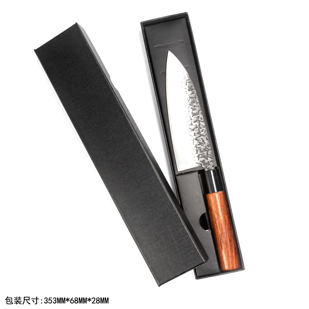 Hammered Japanese cooking knife, salmon fillet blade sashimi knife, chef's boneless knife, chef's sushi fish slice kitchen knife Item Picture