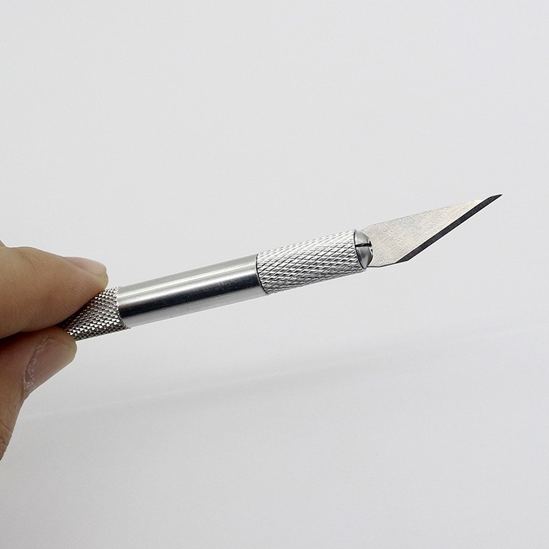 10-blade metal engraving knife, mobile phone film engraving knife, pen knife, art knife, paper-cutting engraving knife, model diy tool Specification drawing