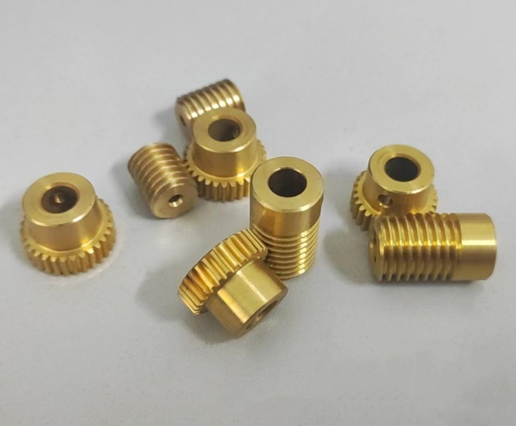 Factory direct sales of small module worm gear 0.5 module 1:30 copper worm gear hobbing reducer accessories X20 Application Scenario