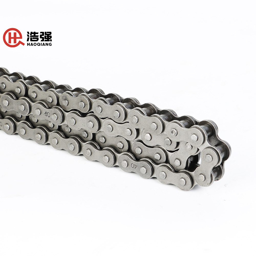 In stock: 2-inch, 3-inch, 4-inch, 6-inch, 1-inch single and double row transmission industrial chains/national standard wide waist chains and precision roller chains details Picture