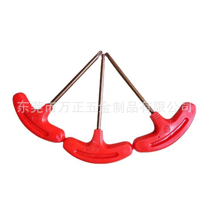 Red Flag type T-shaped box wrench T10, T15, T20, T25 CNC tool accessories details Picture