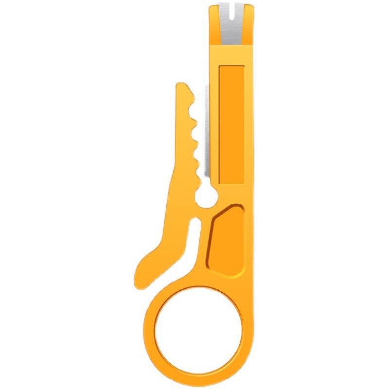 Small wire stripper, wire binding tool, wire stripper, network cable card knife, telephone line wire binding knife, simple mini knife Item Picture