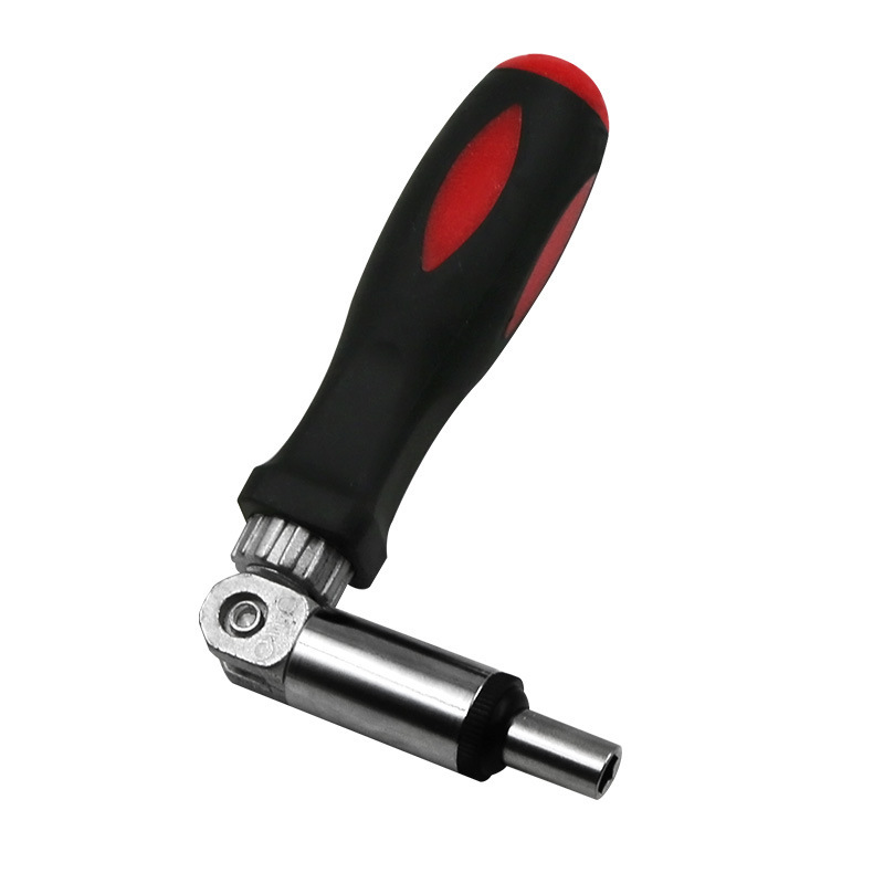 Wholesale of multi-specification ratchet screwdrivers with adjustable angles ranging from 0 to 180 degrees and approximately adjustable hex socket 6.35 screw wrenches Specification drawing