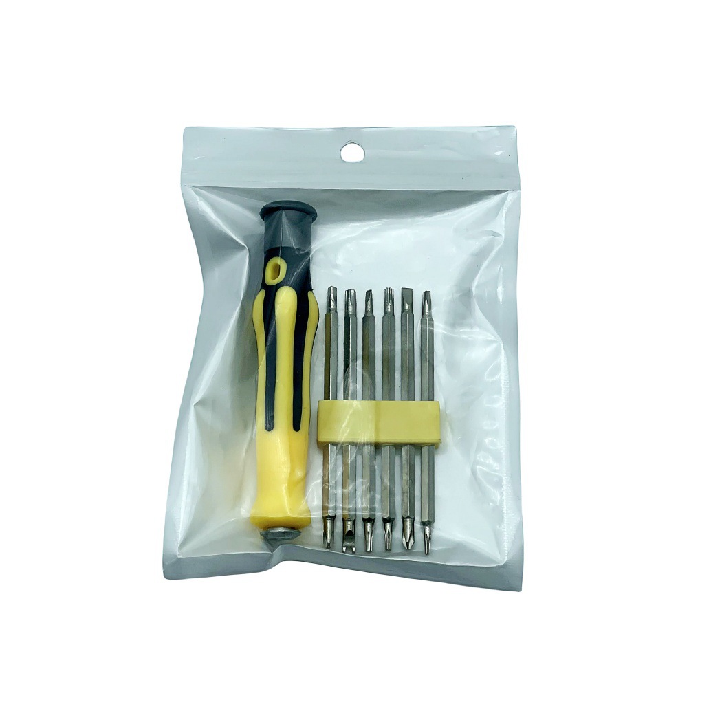 6-in-1 household YU type plum blossom triangular special-shaped multi-functional household disassembly screwdriver 12-in-1 screwdriver set Item Picture