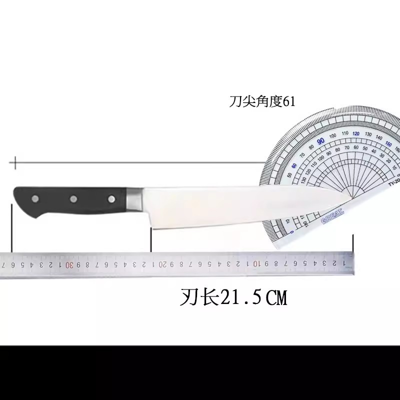 Fujiro's beef knife, bar fruit knife, sushi cooking knife, sashimi knife, chef's knife, split knife, beef knife, Western chef's knife details Picture