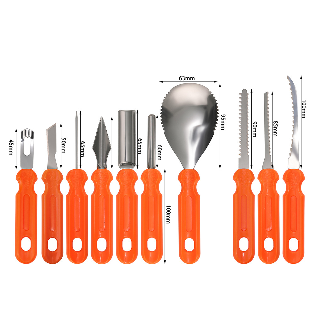 Cross-border Halloween pumpkin carving knife tools, pumpkin carving tools, pumpkin carving kitchen art tools Item Picture