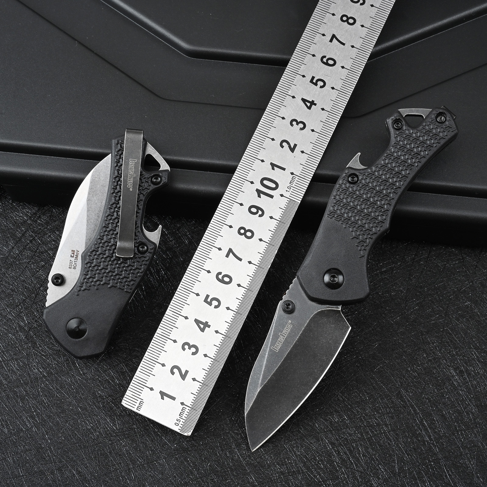 Cross-border bestseller Kashiu 8337 outdoor folding knife, portable pocket folding knife, outdoor adventure self-defense knife with bottle opener full figure