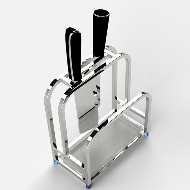 304 stainless steel knife rack, cutting board rack, kitchen storage rack, supplies cutting board, cutting board storage rack, knife seat, knife rack Specification drawing