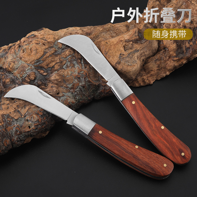 Self-defense folding knife, self-defense camping folding knife, outdoor survival folding knife, self-defense knife, portable knife details Picture